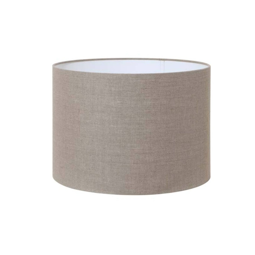 PANTALLA DARK LINEN CILINDRICA 50-50-38CM.