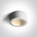 APLIQUE TECHO LED 16W Ø17.5cm  3000K IP20 BLANCO 1100lm ONE.