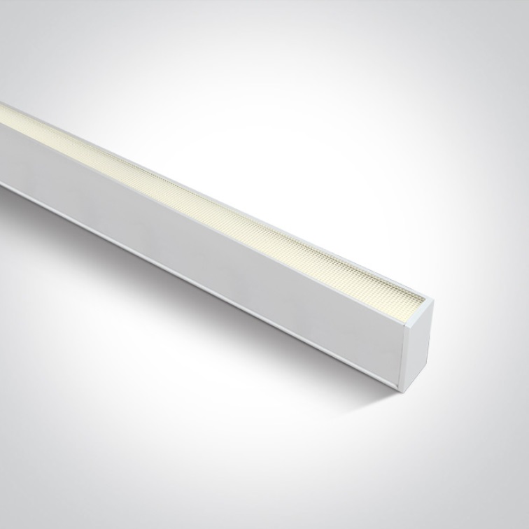 LUMINARIA LINEAL LED 50W 3000K IP20 150CM ONE LIGHT.