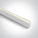 LUMINARIA LINEAL LED 50W 3000K IP20 150CM ONE LIGHT.