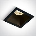 DOWNLIGHT CUAD. 1xGU10 MAX.10W IP20 ONE LIGHT.