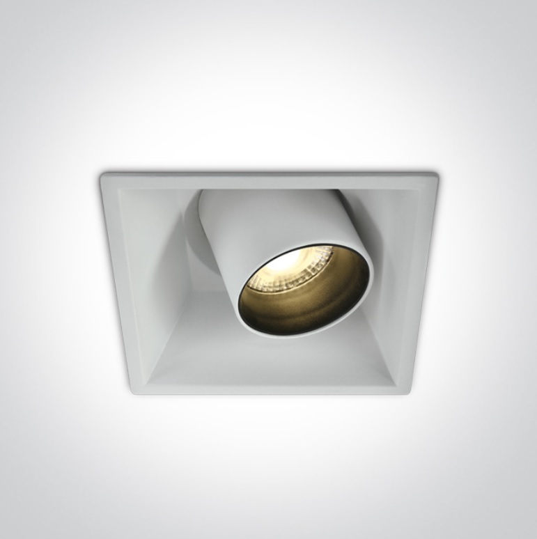 DOWNLIGHT CUAD. LED 11W 3000K IP20 ONE LIGHT.