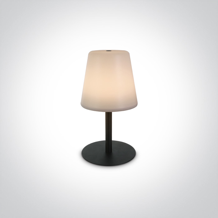 LAMPARA DE MESA LED RECARGABLE USB 2W 3000K IP44 DIM. ONE LIGHT.