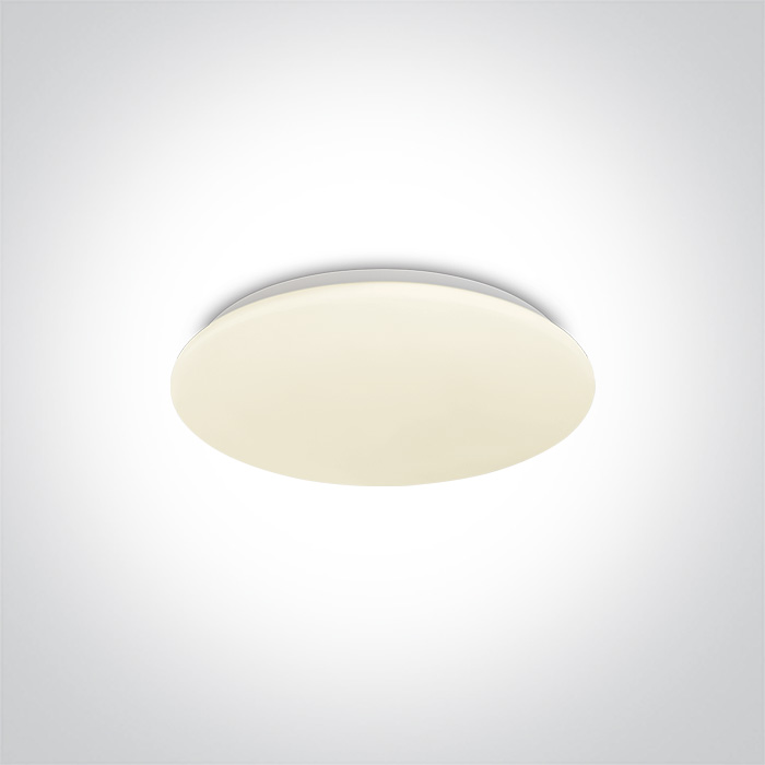 APLIQUE TECHO CIRC. LED 24W 3000K IP20 ONE LIGHT.