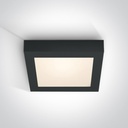 APLIQUE TECHO CUAD. LED 22W 3000K IP40 ONE LIGHT.