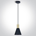 COLGANTE CONICO 1xE27 MAX.10W IP20 ONE LIGHT.