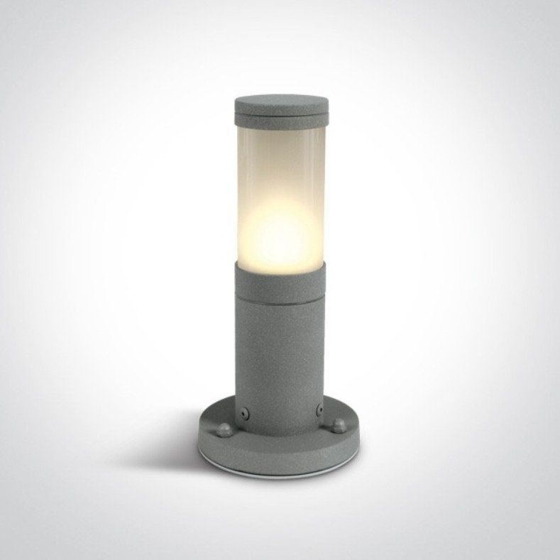 [267090G] BOLARDO CIL. 1xE27 MAX.15W IP54 ONE LIGHT.
