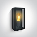 APLIQUE PARED REC. 1xE27 MAX.12W IP43 ONE LIGHT.