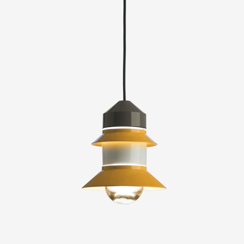 [48A654003] COLGANTE SANTORINI IP65 MARSET. (Amarillo)