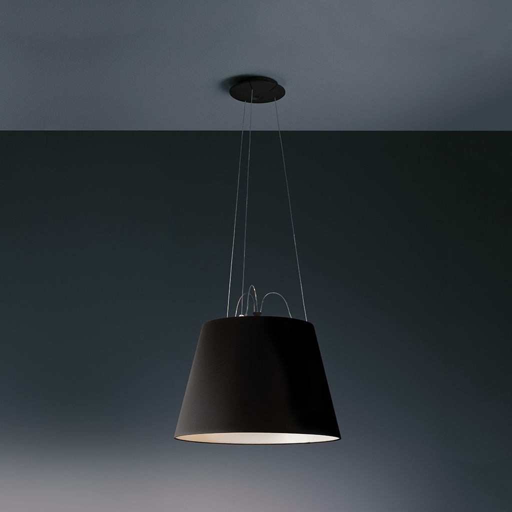 [510782030A] CUERPO TOLOMEO MEGA SOSPENSIONE NEGRO ARTEMIDE.