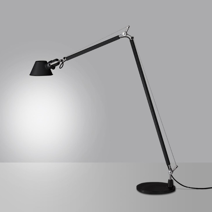 [51A013930] CUERPO TOLOMEO READING FLOOR ARTEMIDE. (Negro)