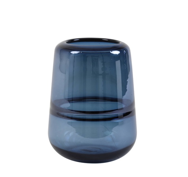 JARRÓN DECORATIVO ERMIDA GLASS 13-18CM LL.