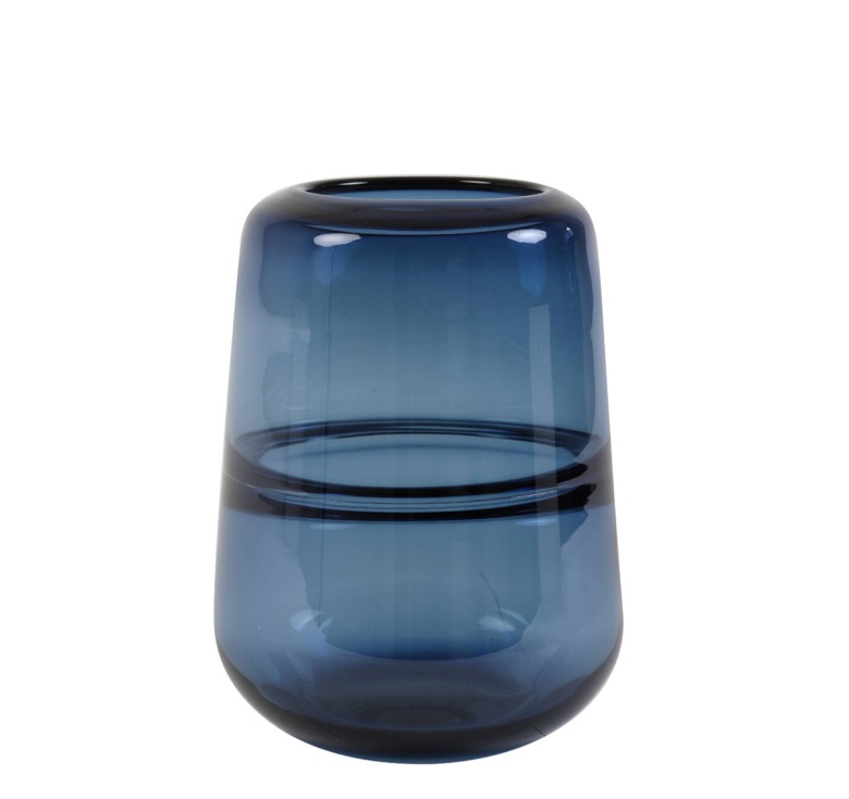 JARRÓN DECORATIVO ERMIDA GLASS 16.5-22CM LL.
