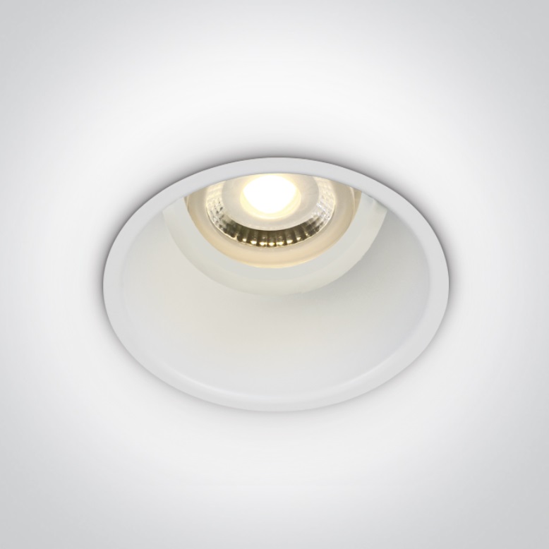 [210105TGW] DOWNLIGHT S. TRIMLESS CIRC. 1xGU10 MAX.10W IP20 ONE LIGHT. (Blanco)