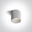 [212108CWW] APLIQUE TECHO CIL. LED 8W 3000K IP20 ONE LIGHT. (Blanco)