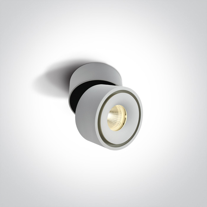 [212108LAWW] APLIQUE TECHO SPOT LED 8W 3000K IP20 ONE LIGHT. (Blanco)