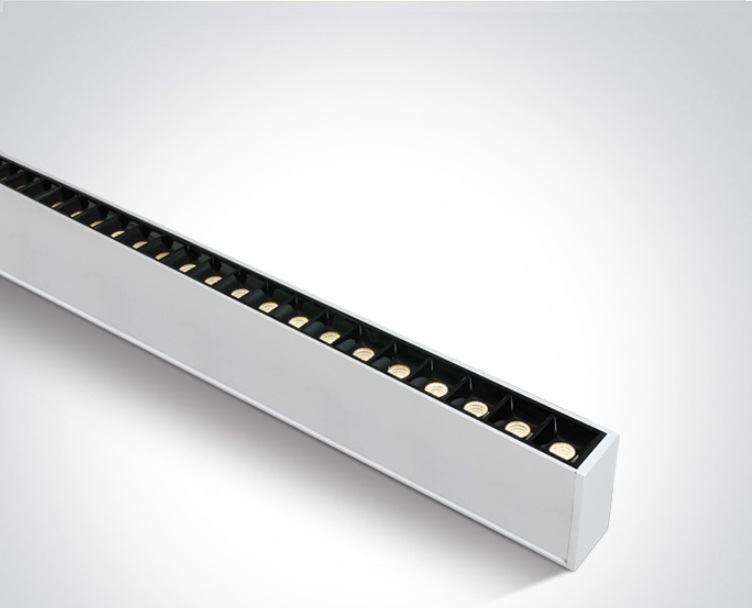 LUMINARIA LINEAL LED UG17 40W 3000K 34° 130CM ONE LIGHT.