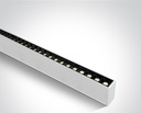LUMINARIA LINEAL LED 40W 3000K IP20 130CM ONE LIGHT.