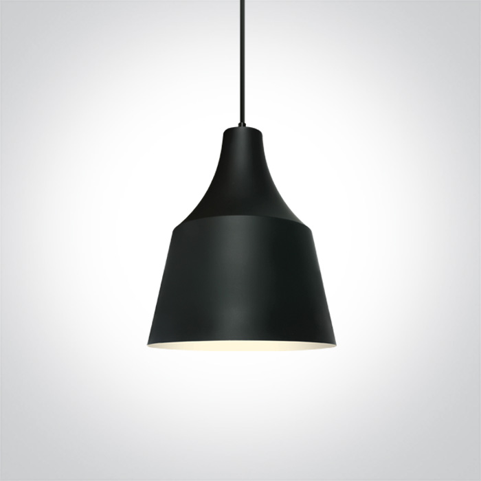 [263072B] COLGANTE RETRO 1xE27 MAX.20W IP20 ONE LIGHT. (Negro)
