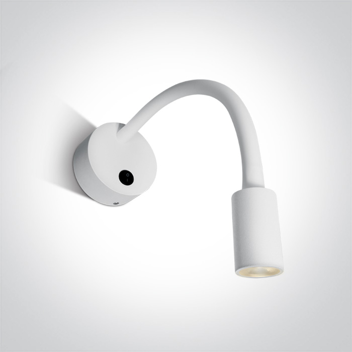 [265738AWW] APLIQUE PARED LED 3W 3000K IP20 FLEX. ONE LIGHT. (Blanco)