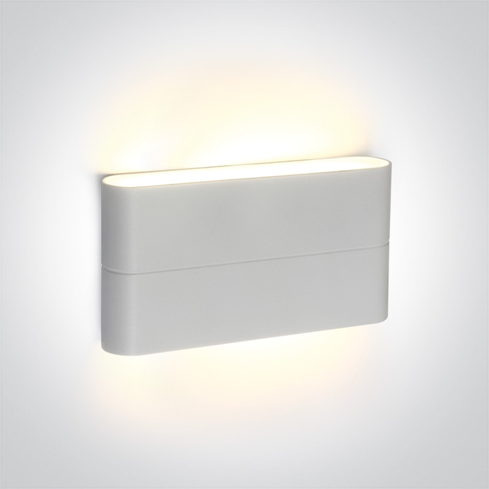 APLIQUE PARED LED 2x6W 3000K 2x420lm IP54 240V REC. ONE LIGHT.