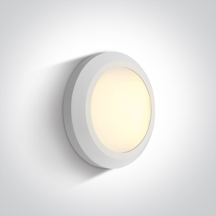 APLIQUE PARED O TECHO CIRC. LED 3,5W IP65 ONE LIGHT.