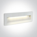 EMB. PARED REC. LED 7W 3000K IP65 ONE LIGHT.