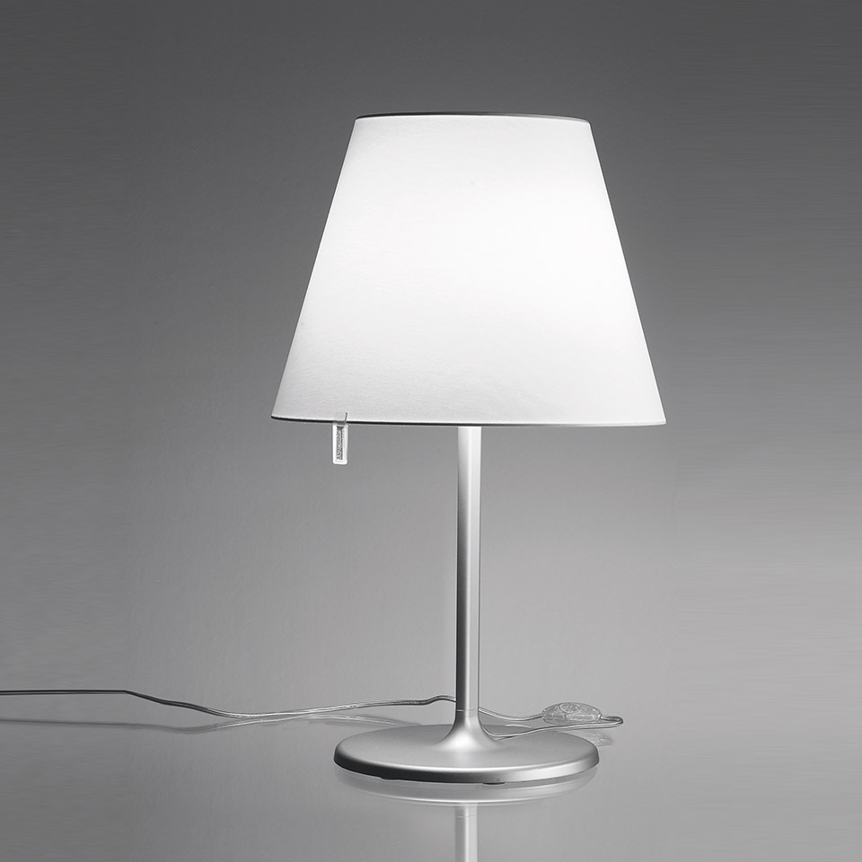 [510315010A] LAMPARA DE MESA MELAMPO TAVOLO ARTEMIDE. (Gris)