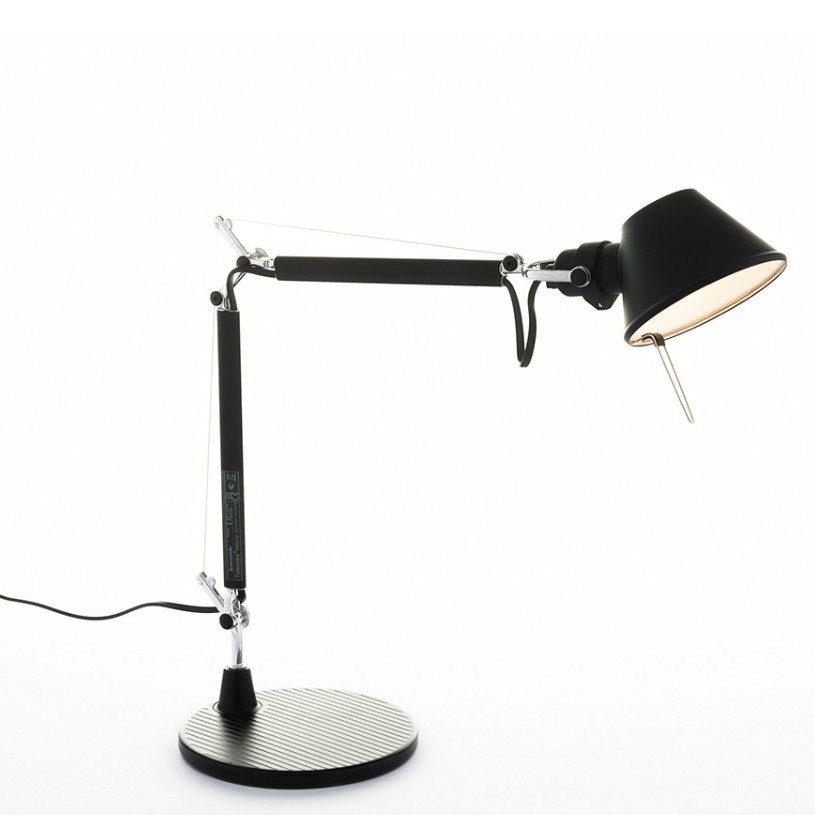 [51A011830] TOLOMEO MICRO TAVOLO ARTEMIDE. (Negro)