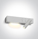 APLIQUE PARED LED 240V 3W+6W 3000K IP20 WHITE ONE (R)