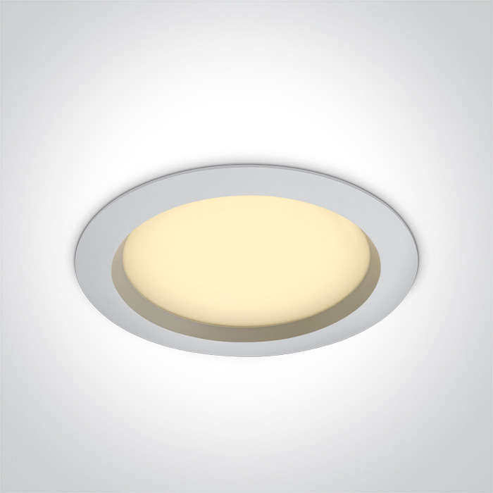 DOWNLIGHT CIRC. LED 25W 3000K IP54 ONE LIGHT.