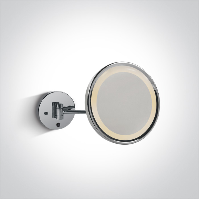 ESPEJO APLIQUE PARED CIRC. LED 7W 4000K IP20 ONE LIGHT.