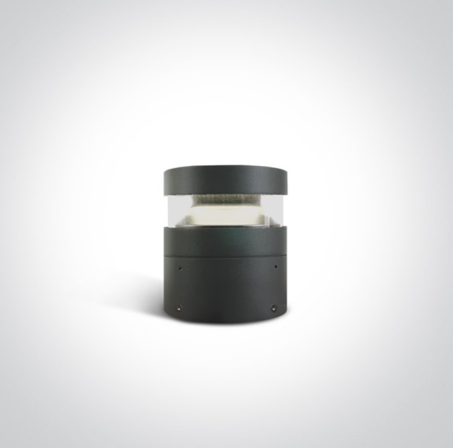 BOLARDO CIL. LED 20W 3000K IP54 ONE LIGHT.