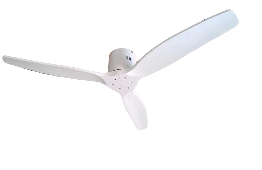 [1063] VENTILADOR VIENA MADERA  3 ASPAS D=132cm 28w CK1011DC (Blanco)