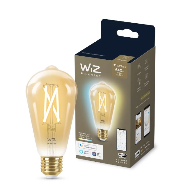 WIZ FILAMENTO 6.9W E27 DIM AMB. 220V WI-FI PHILIPS