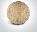 GLOBO SIMIL PIEDRA D=38 240V 1xE27 MAX 20W IP65 ONE.