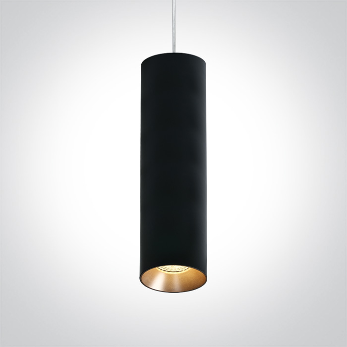 COLGANTE CILINDRICO 1xGU10 MAX.10W IP20 ONE LIGHT.