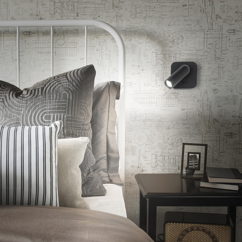 APLIQUE PARED BEAN AP SQUARE TRIOS LIGHTING.