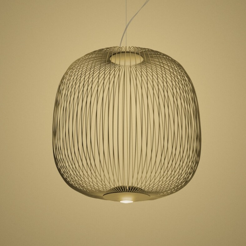 [69FN2640272D71] COLGANTE SPOKES 2 LED DIM. FOSCARINI.