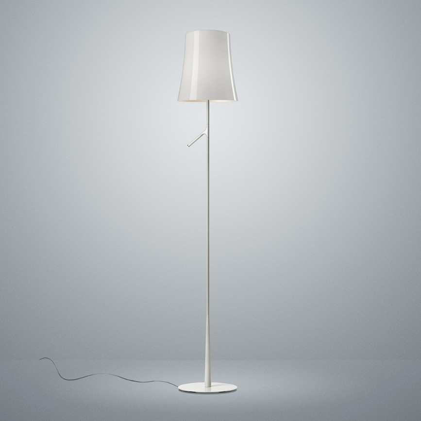 [69FN221004S10] LAMPARA DE PIE BIRDIE FOSCARINI. (Blanco)