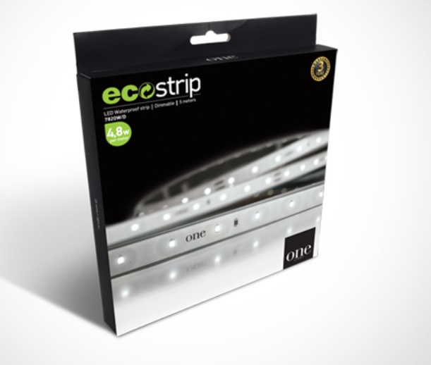 CINTA LED WATERPROOF 14,4W/m 3000K IP68 DIM. 5MTS ONE LIGHT.