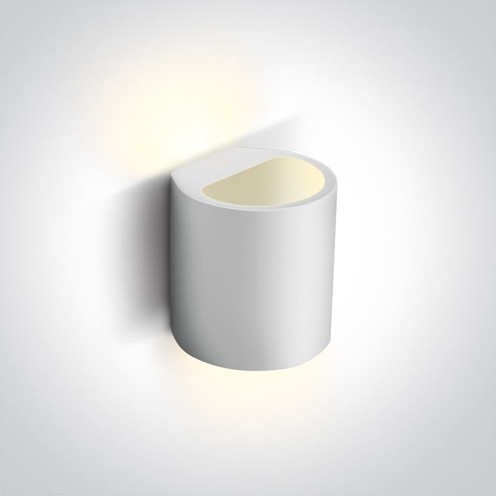 APLIQUE PARED 1xG9 230V 40W RECT.11x10.5x12 WH ONE.
