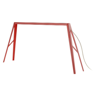 BRIDGE 2 DE SOBREMESA ROJO OSCURO FOSCARINI
