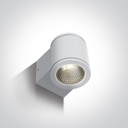 APLIQUE PARED CIL. LED 6W 3000K IP54 ONE LIGHT.
