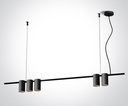 COLGANTE C/SPOTS 5xGU10 MAX.7W IP20 ONE LIGHT.