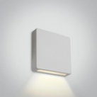 [268074AWW] EMB. PARED CUAD. LED 2W 3000K IP65 DIM. ONE LIGHT. (Blanco)