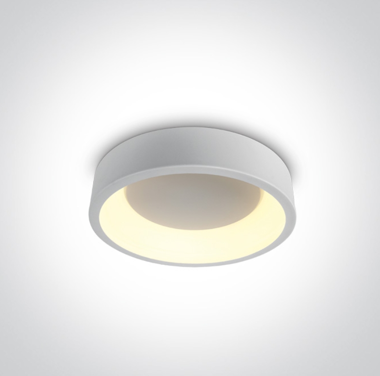 APLIQUE TECHO CIRC. LED 20W 3000K IP20 ONE LIGHT.