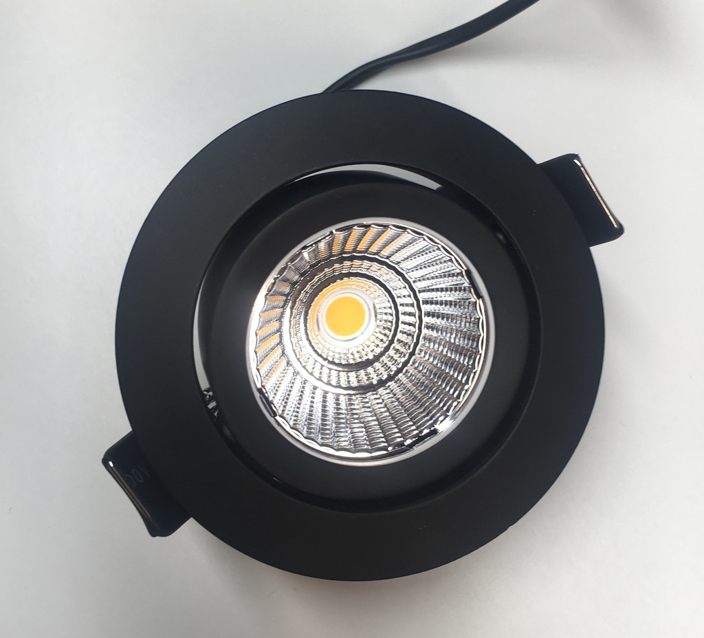 DOWNLIGHT CIRC. LED 9W 2700K 24° CRI90 IP20 RIO.