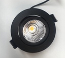 DOWNLIGHT CIRC. LED 9W 2700K 24° CRI90 IP20 RIO.