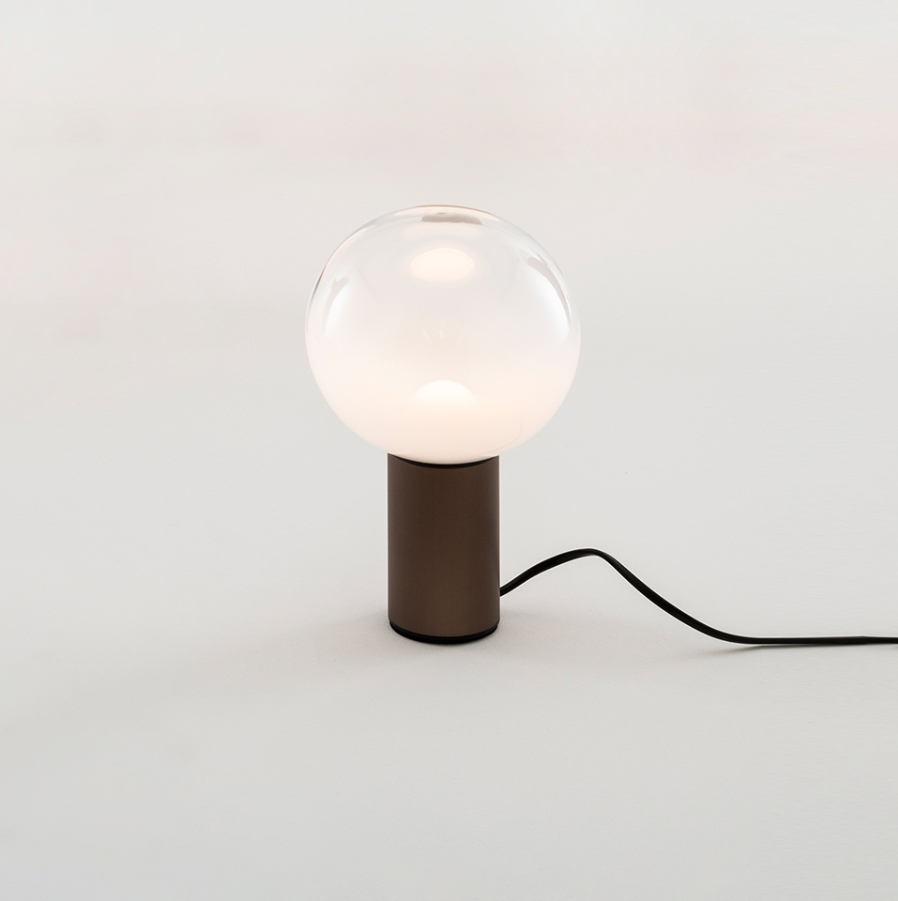 [511805160A] LAMPARA DE MESA LAGUNA TAVOLO 26 ARTEMIDE. (Marron)